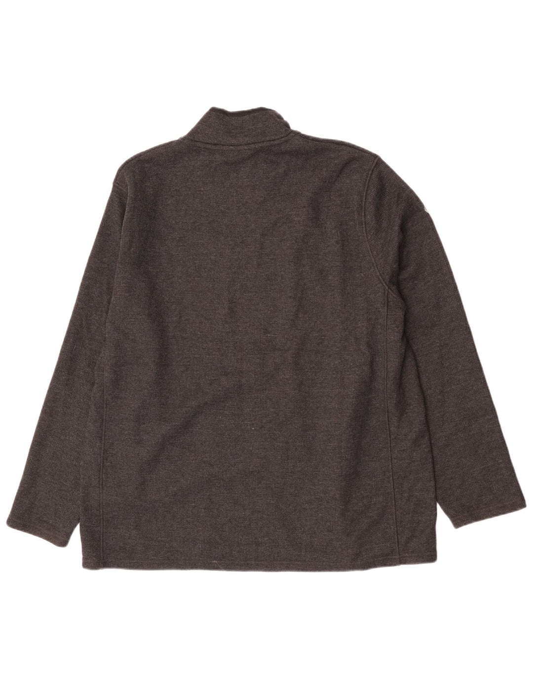 Mountain Warehouse Pull à col zippé pour homme en coton gris 2XL