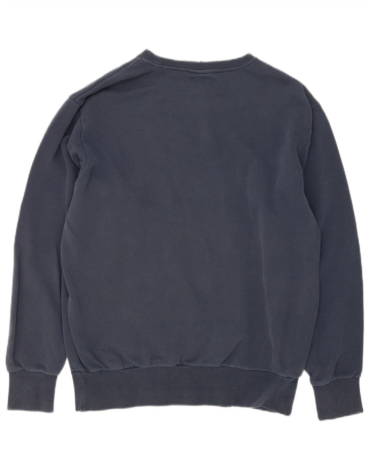 Ellesse Sweat-shirt graphique pour homme en coton bleu marine Taille L