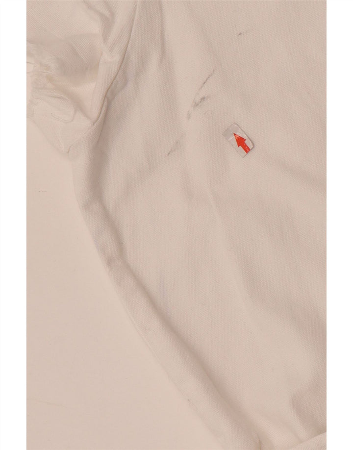 Zara Combinaison Femme UK 12 Coton Blanc Moyen