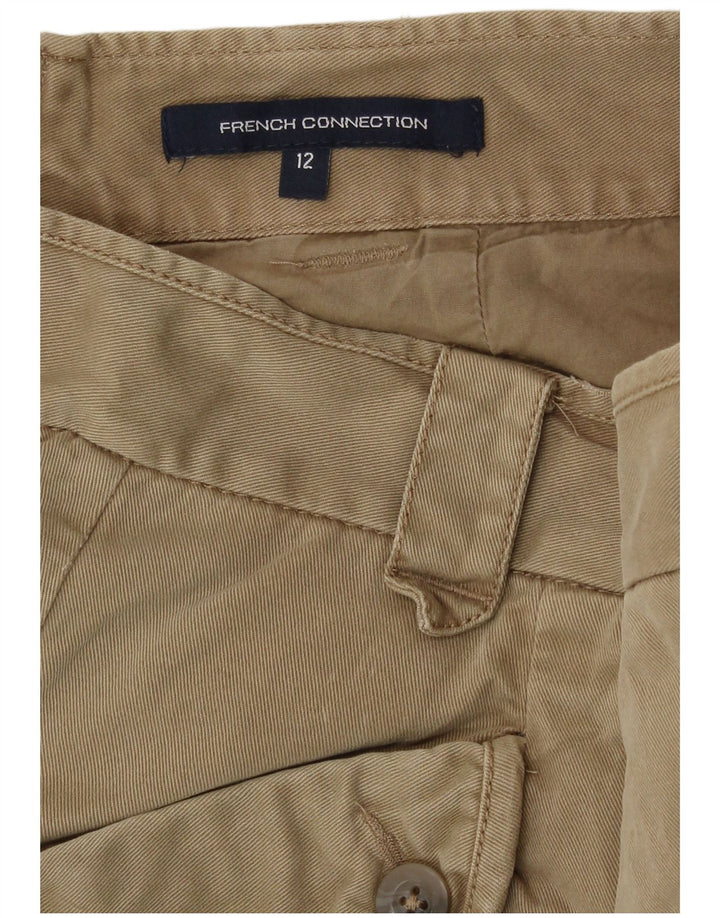 French Connection Mini-jupe pour femme UK 12 Medium W30 Kaki