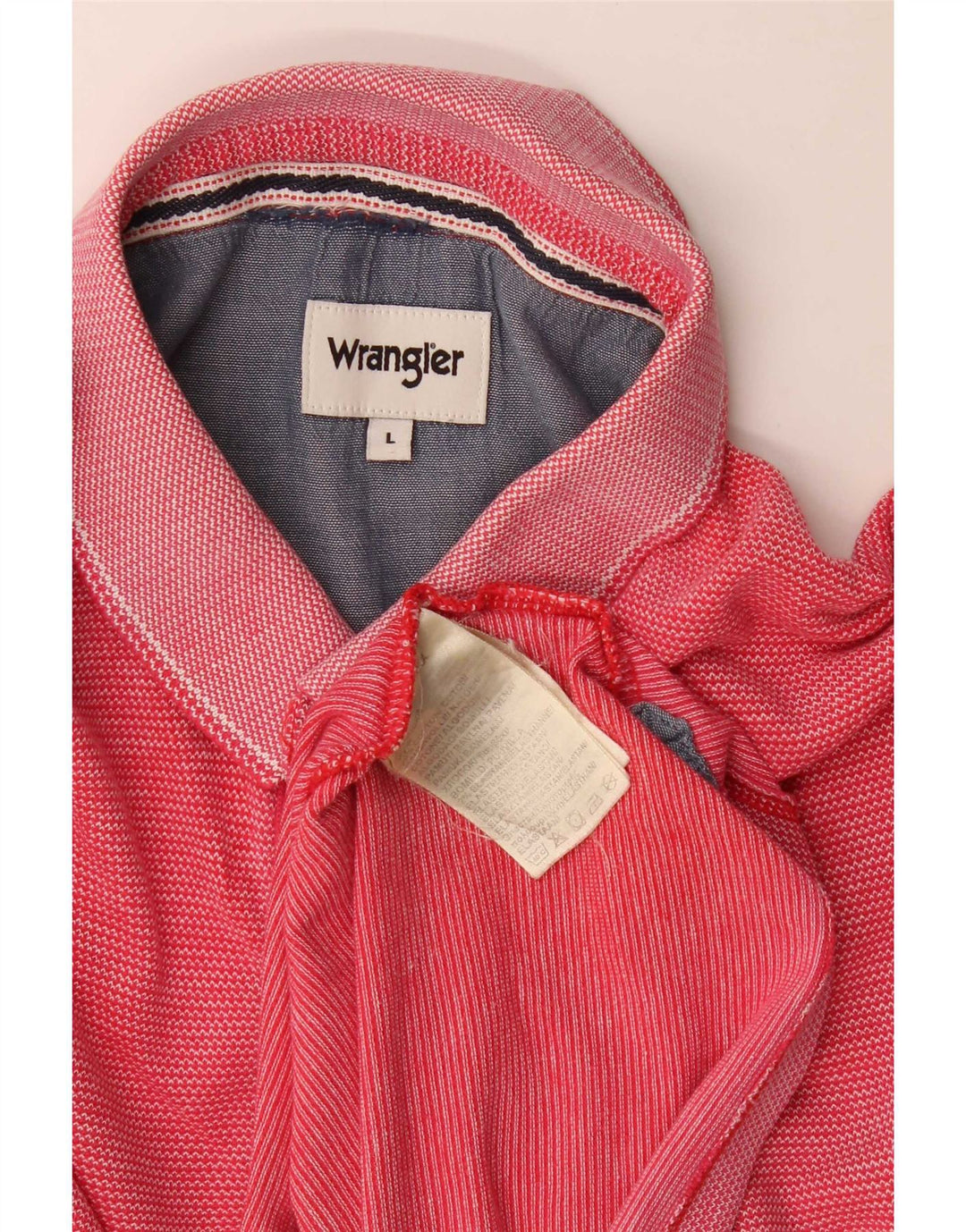 Wrangler Polo Homme Grand Coton Rouge