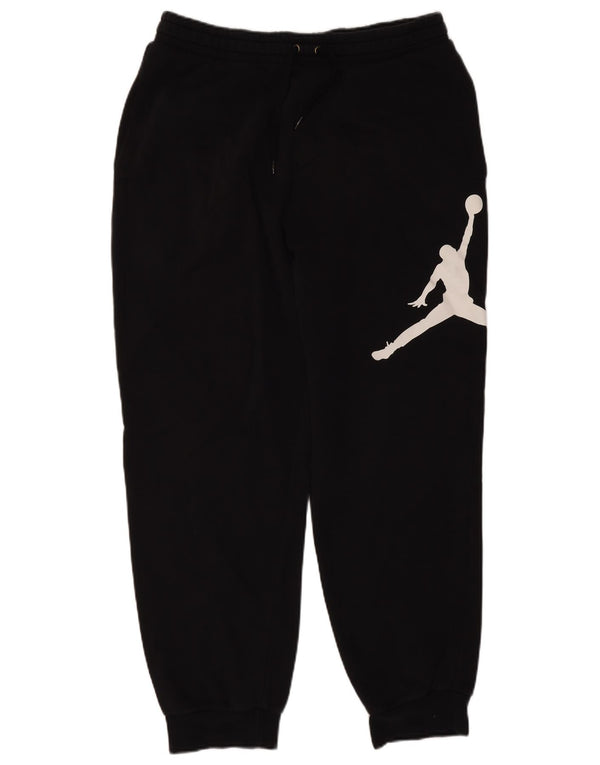 Jordan Pantalon de survêtement graphique pour homme en coton noir Taille L