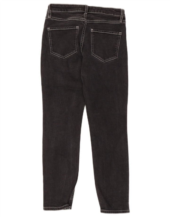 TOPSHOP Jean Baxter Crop Slim Femme W26 L25 Noir