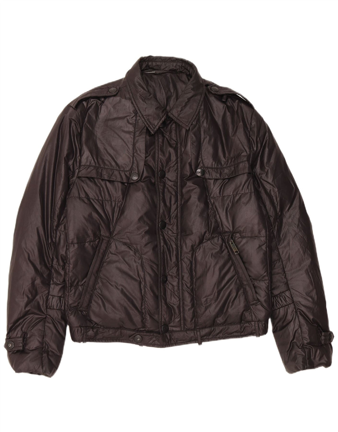 veste matelassée militaire vintage pour hommes IT 52 XL Polyester noir