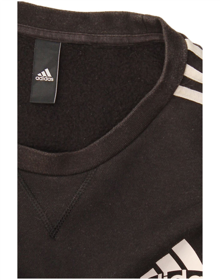 Adidas Sweat-shirt pour femme UK 16 Large Noir