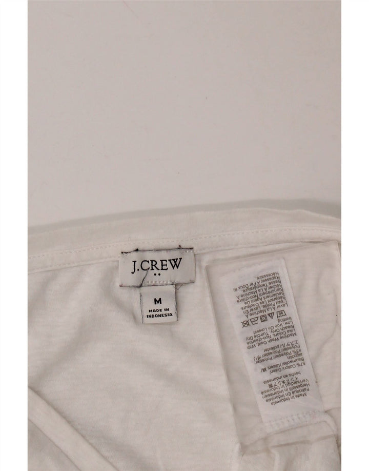 J. CREW Débardeur Femme UK 12 Coton Blanc Moyen