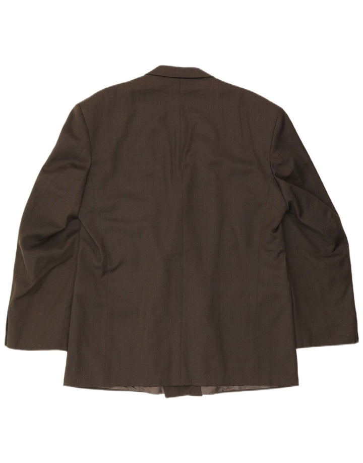 Marks & Spencer Veste blazer croisée pour homme UK 44 XL à carreaux verts