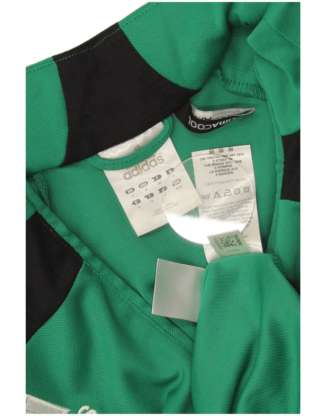 Adidas Haut de Survêtement Climacool Pullover Homme Vert Moyen Colorblock