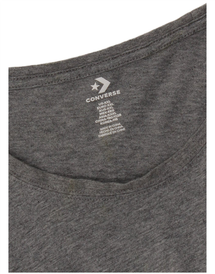 Converse T-Shirt Homme Gris 2XL