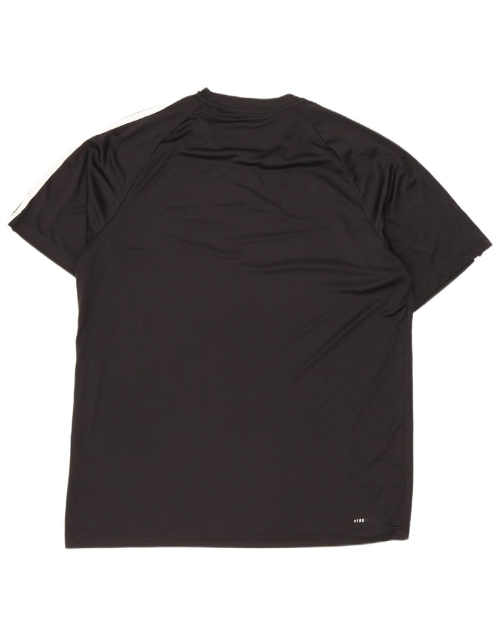 Adidas T-Shirt Homme Haut Large Noir Polyester Sports