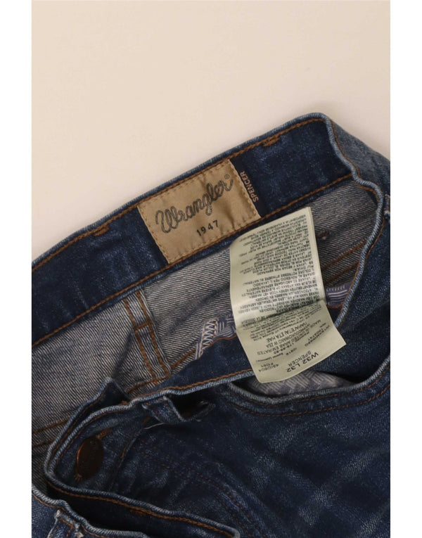 Wrangler Jean Droit Spencer Homme W32 L32 Bleu Coton