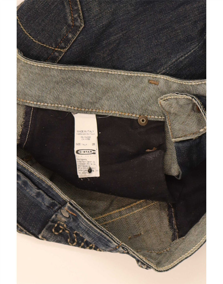 G-Star Femme Jean Court W28 L25 Bleu Marine Coton