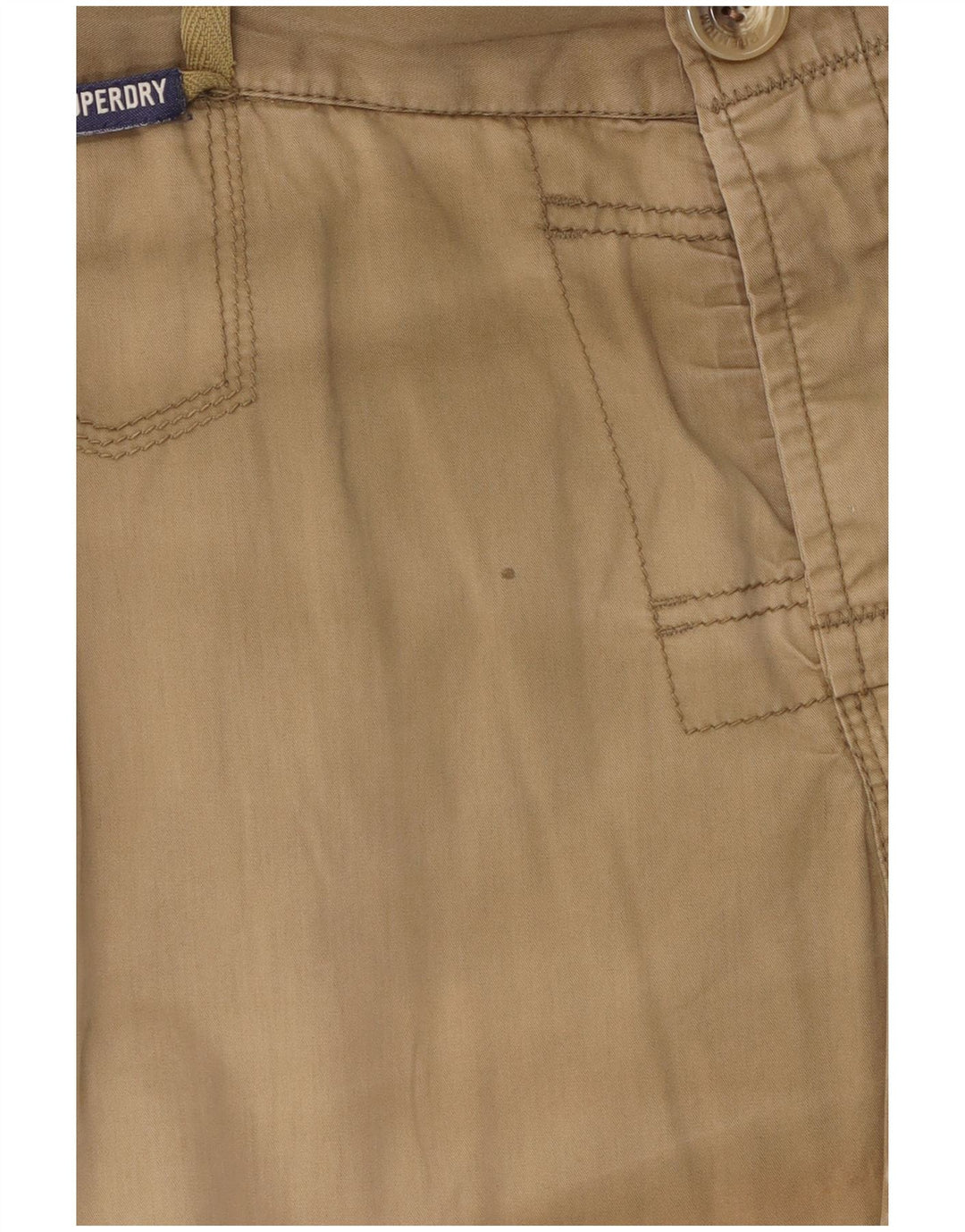 Superdry Short Chino Homme Medium W32 Beige Coton