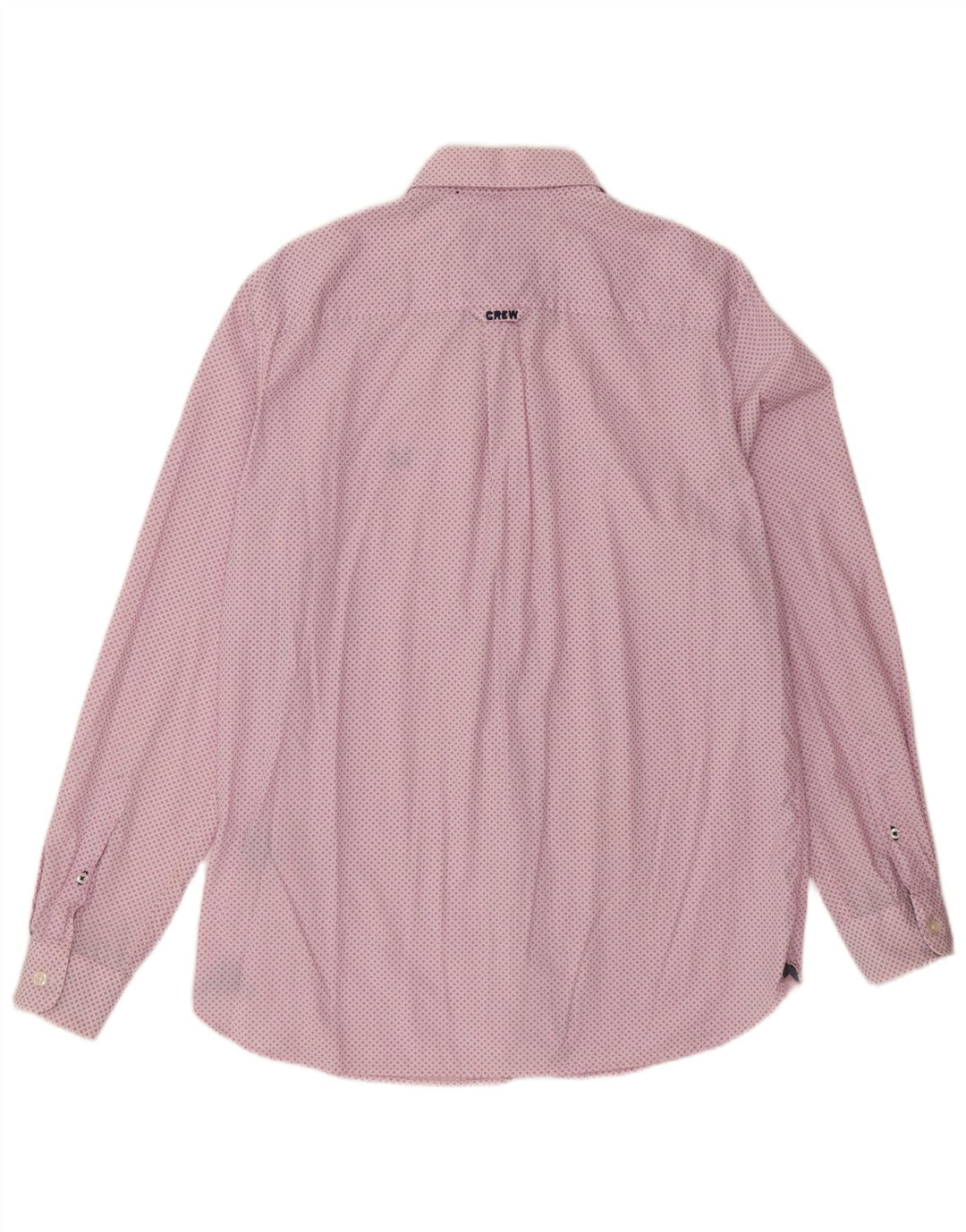 Crew Clothing Chemise Classique Homme Rose Moyen à Pois Coton