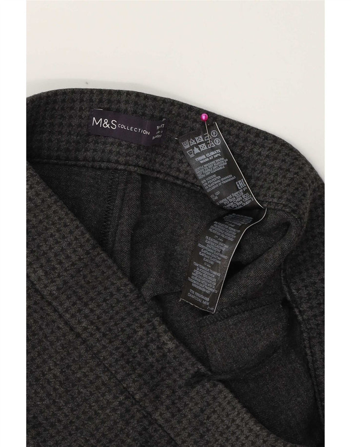 Marks & Spencer Leggings pour femme UK 10 Small W28 L23 Gris pied-de-poule