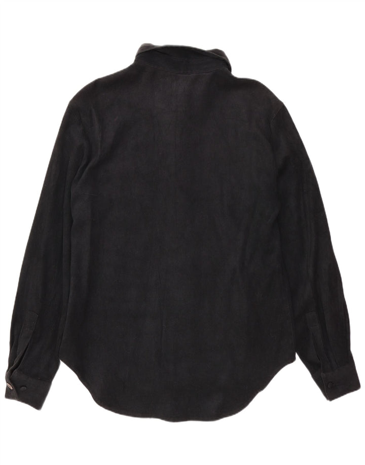 Armani Jeans Chemise Femme UK 14 Large Noir