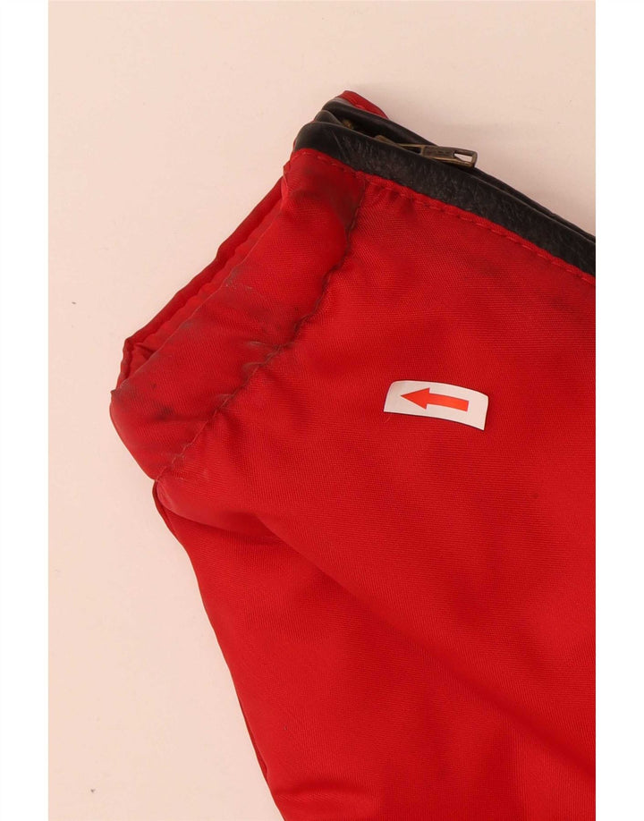 vintage Mens Bomber Jacket UK 42 XL Rouge Colourblock Polyamide