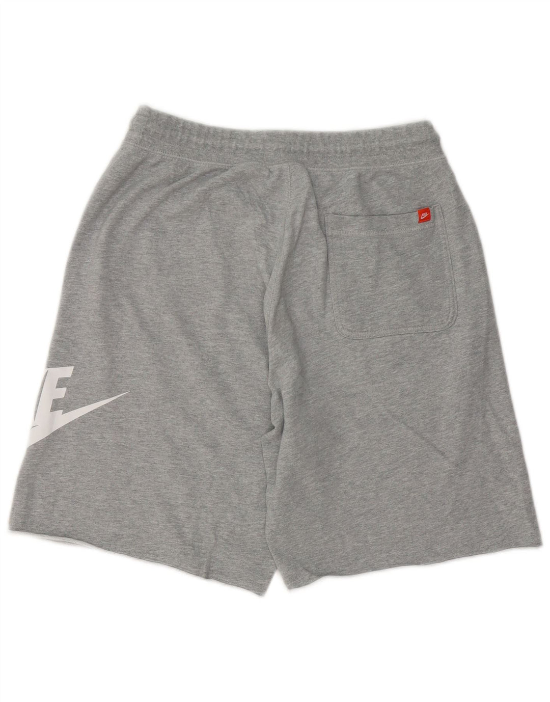 Nike Short de sport graphique en coton moucheté gris moyen