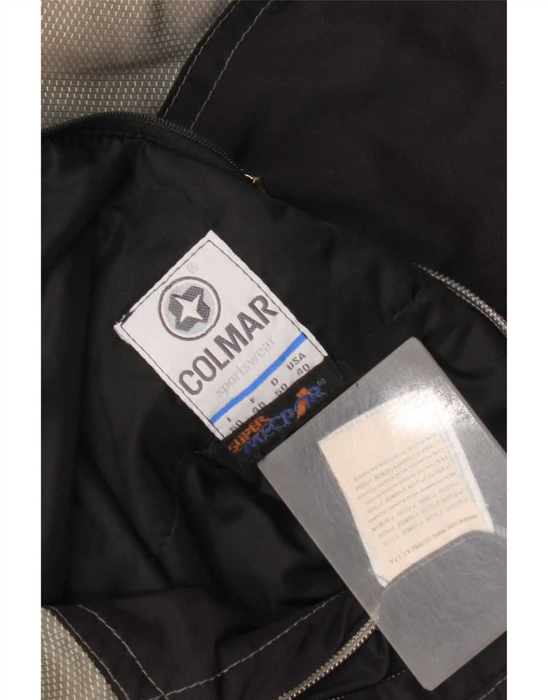 Colmar Veste de ski à capuche pour homme IT 50 Medium Black Colourblock