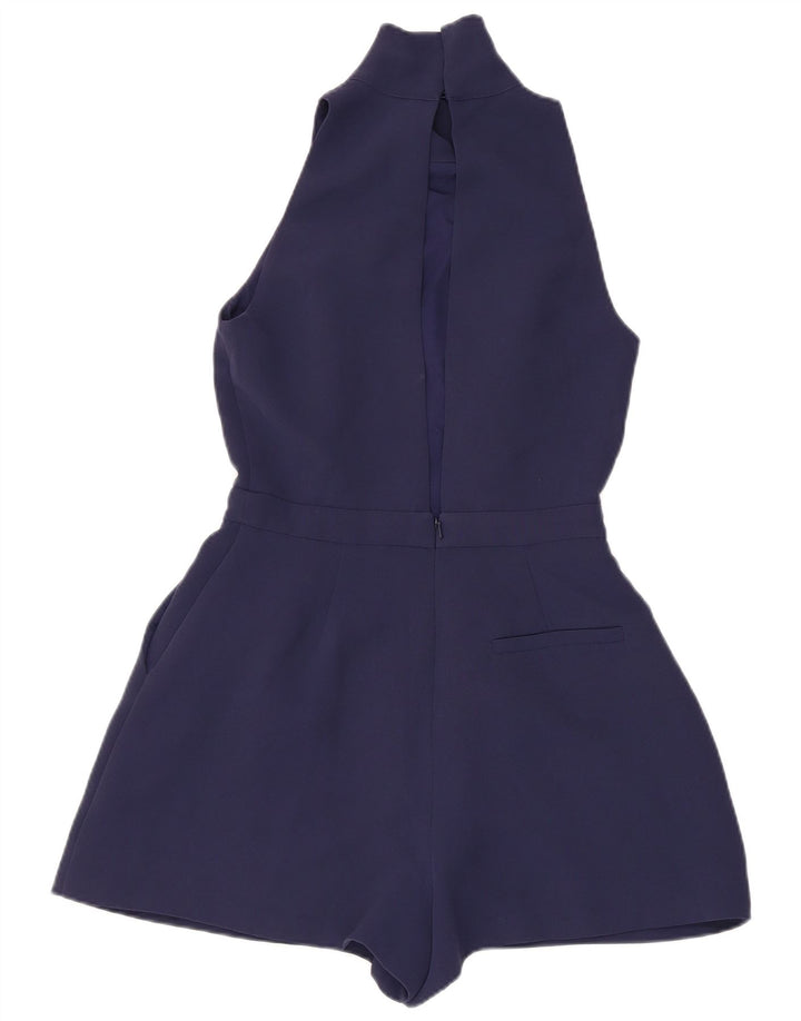 Reiss Combishort sans manches pour femme UK 8 Small Bleu marine Polyester