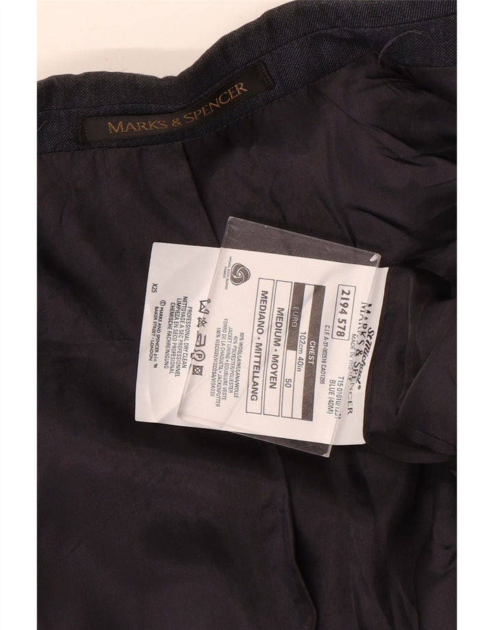 Marks & Spencer Veste St. Michael Blazer pour homme UK 40 Bleu marine moyen