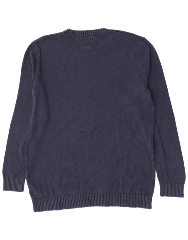Tommy Hilfiger Pull à col rond pour homme 2XL Bleu marine classique