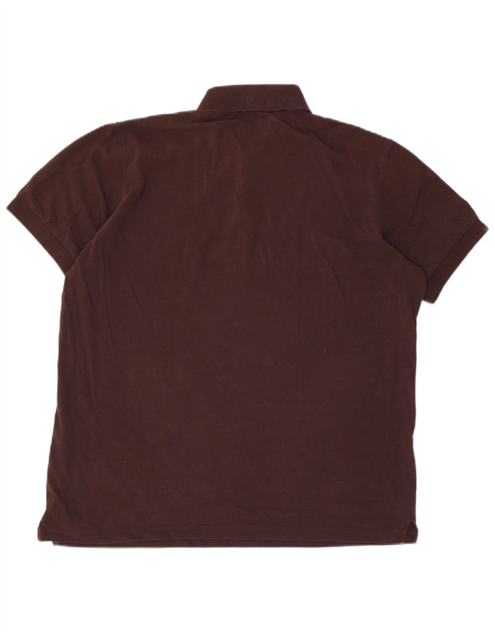Hugo Boss Polo Homme Large Marron Coton
