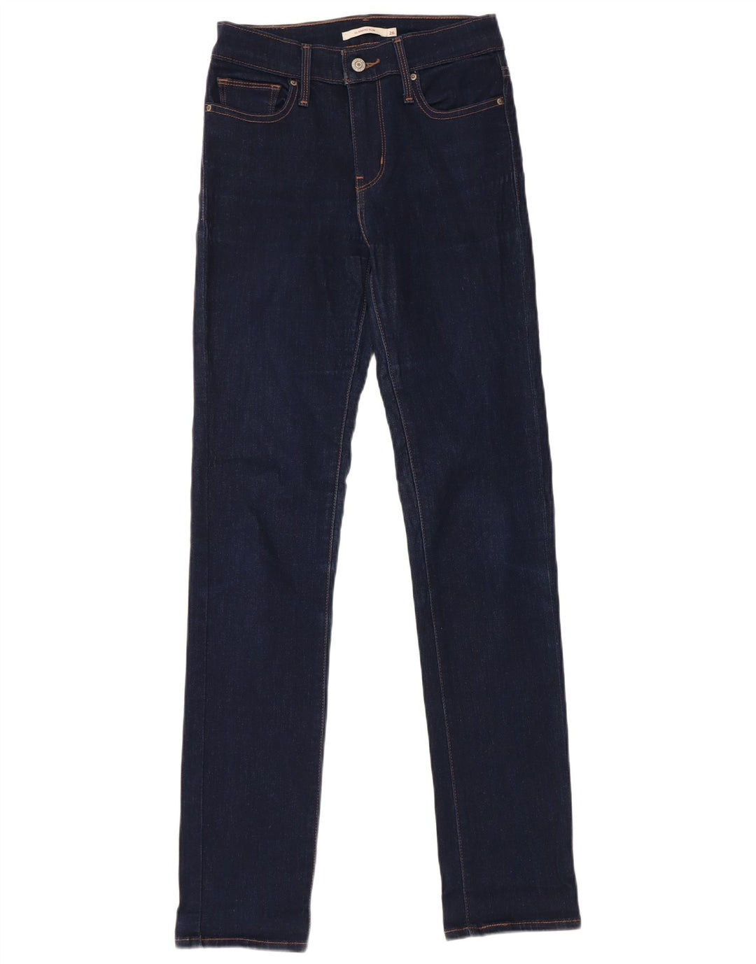 Levi's Jean Slim Amincissant Femme W26 L32 Bleu Marine Coton