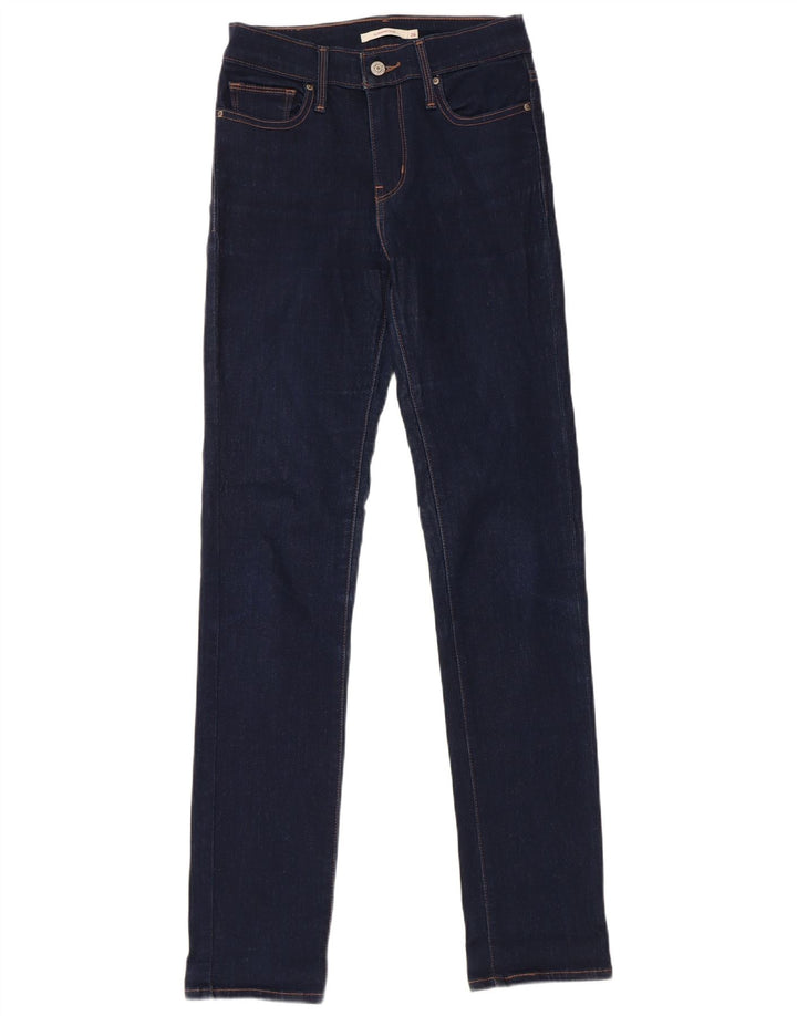 Levi's Jean Slim Amincissant Femme W26 L32 Bleu Marine Coton