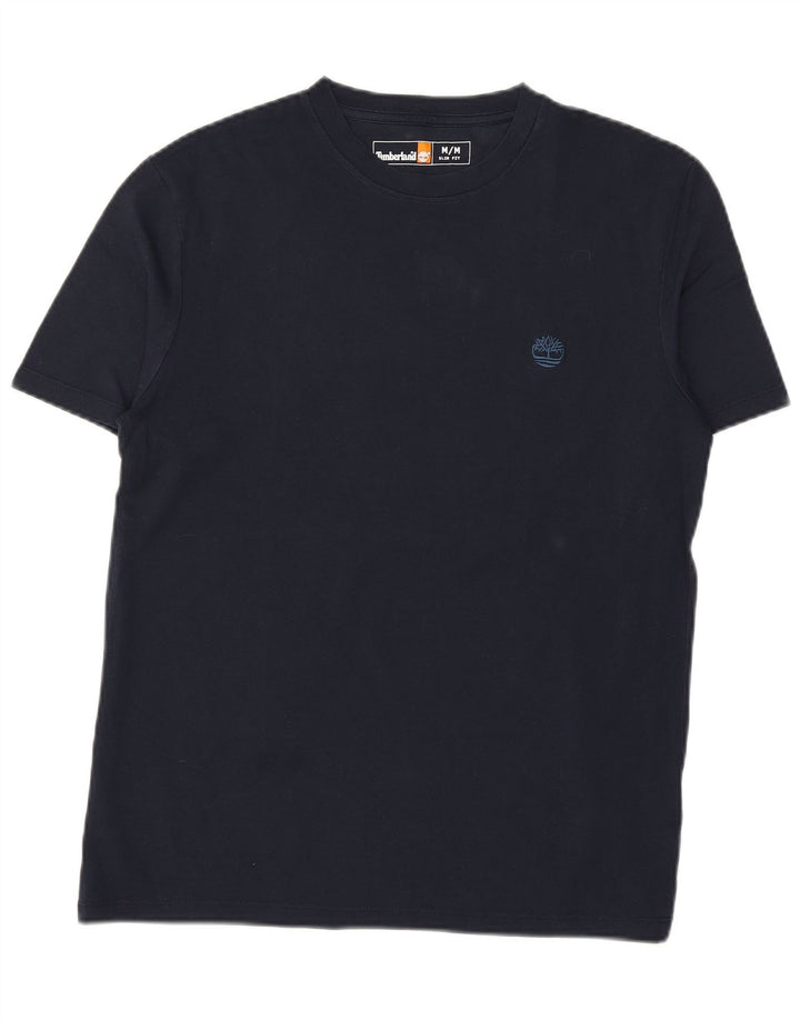 TIMBERLAND T-Shirt Slim Fit Homme Bleu Marine Moyen Coton