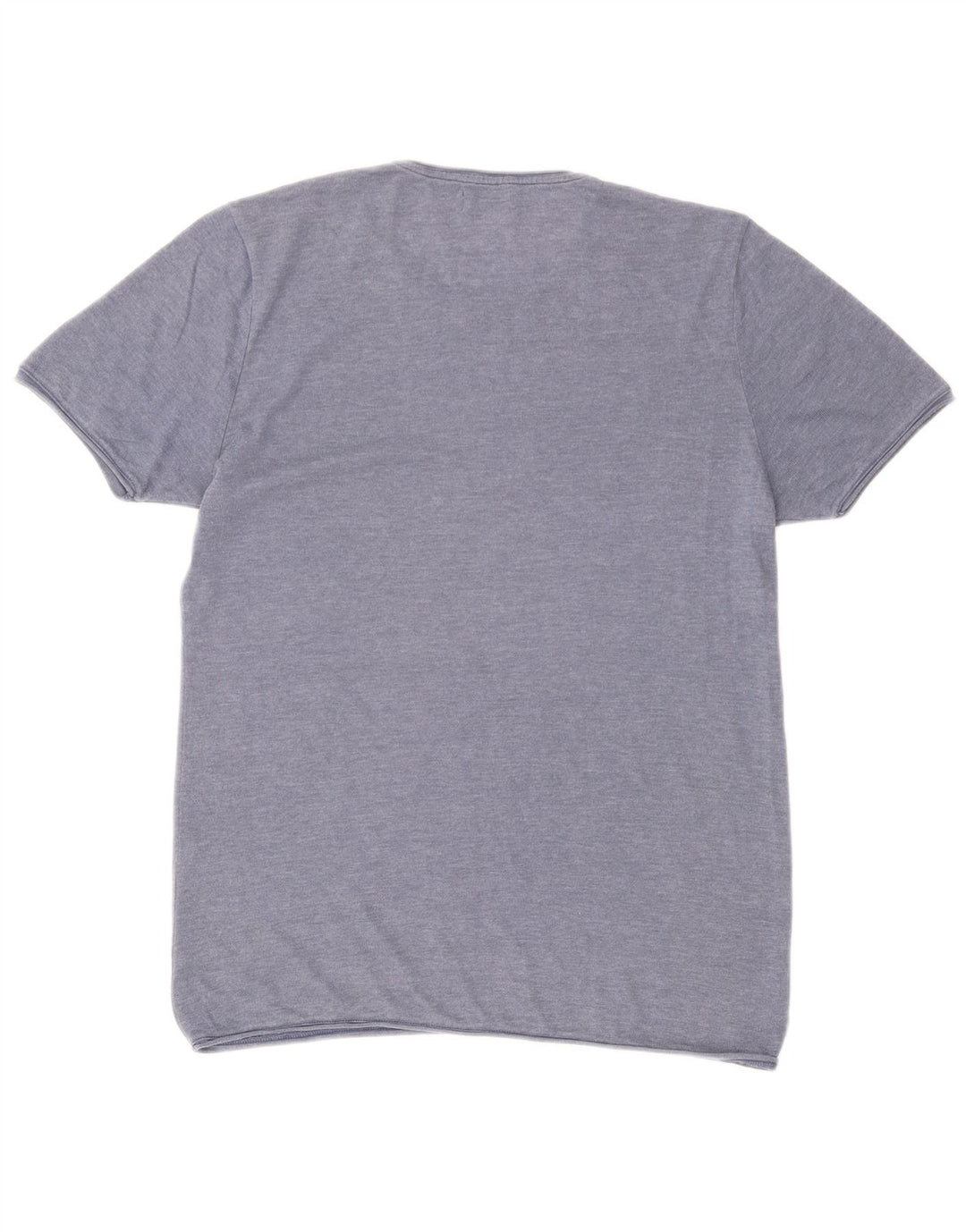 Zara T-Shirt Homme Haut Large Bleu Coton