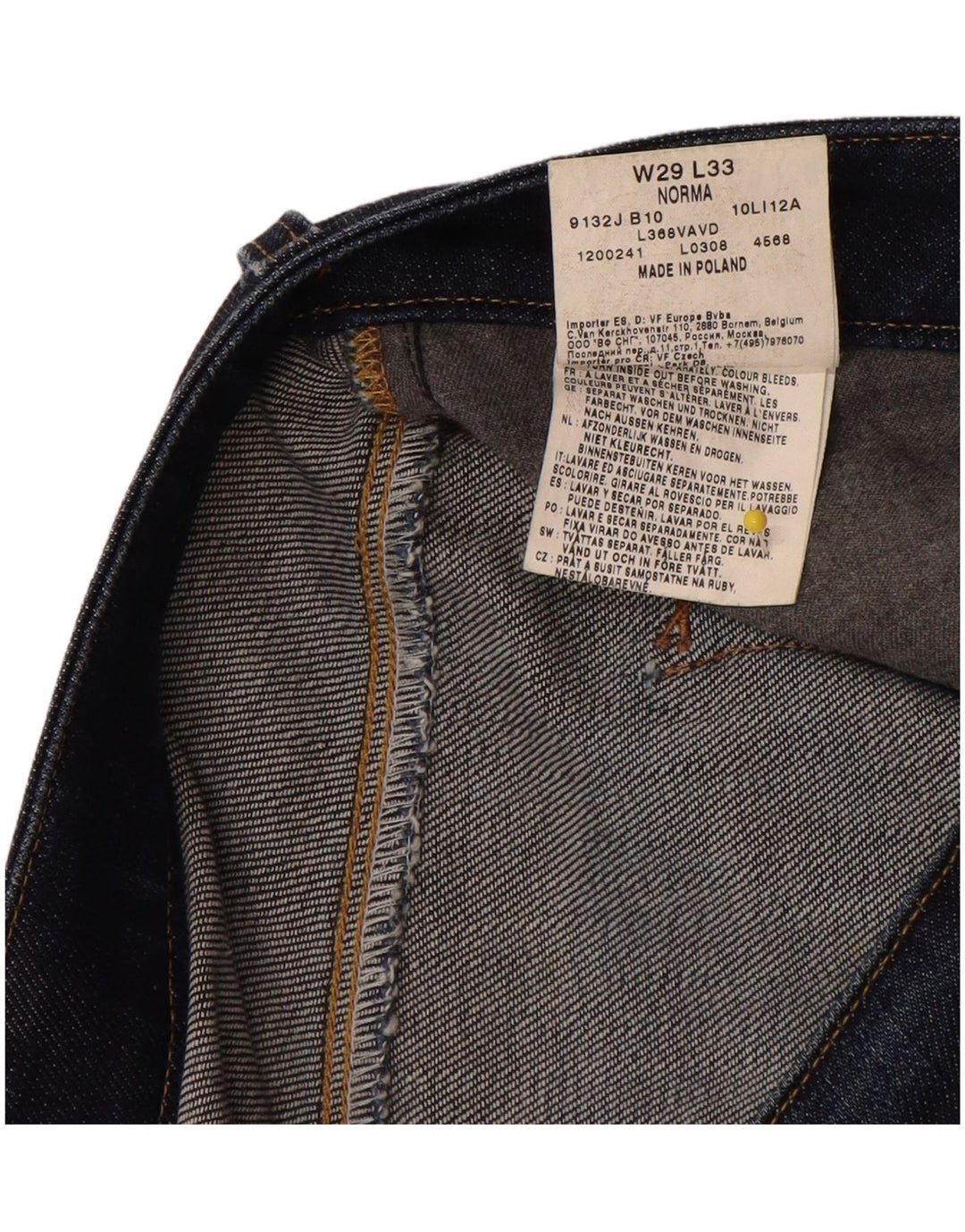 Lee Jean Slim Norma Femme W29 L26 Bleu Marine Coton