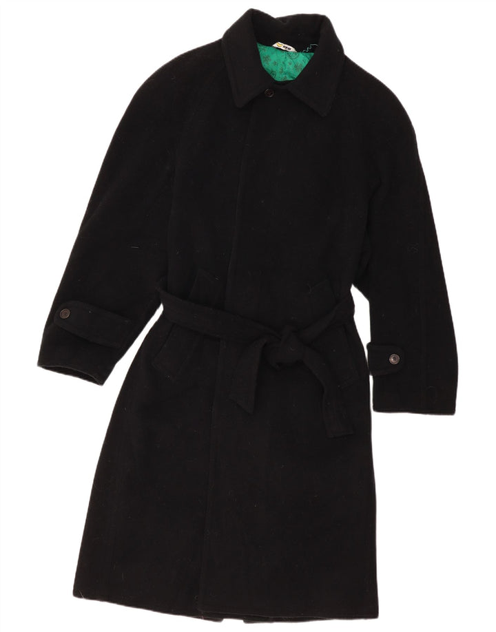 POP 84 Manteau Homme UK 36 Petite Laine Noire