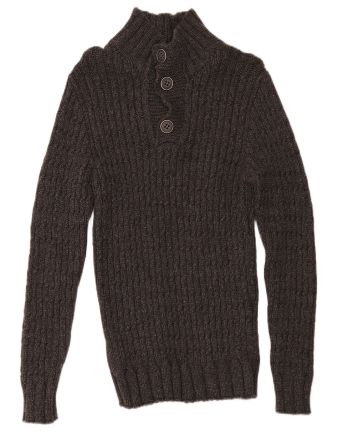 Alpha Massimo Rebecchi Pull col boutonné pour homme IT 48 Gris moyen