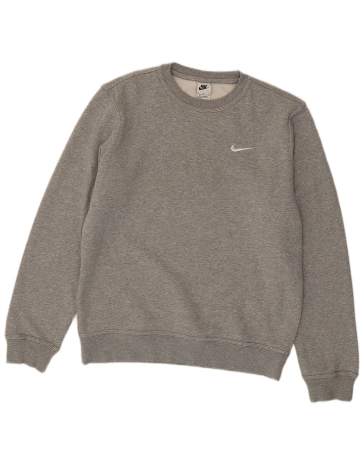 Nike Sweat-shirt en coton moucheté gris moyen pour homme