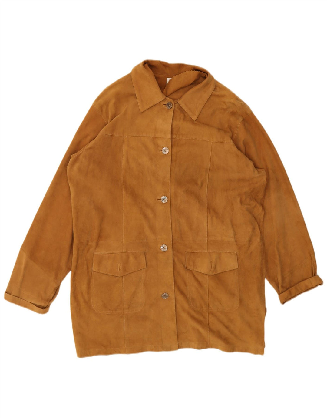 veste en daim femme vintage IT 50 XL Marron