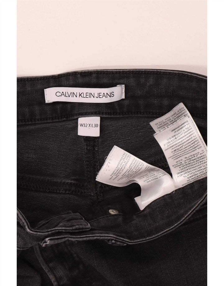 Calvin Klein Jean Slim W32 L27 Homme Gris Coton