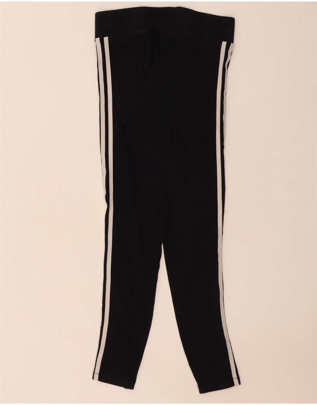 Adidas Leggings Femme UK 10 Petit Coton Noir