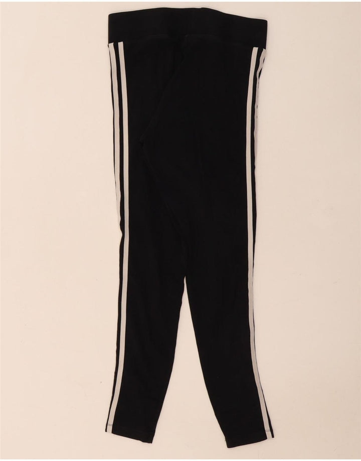 Adidas Leggings Femme UK 10 Petit Coton Noir