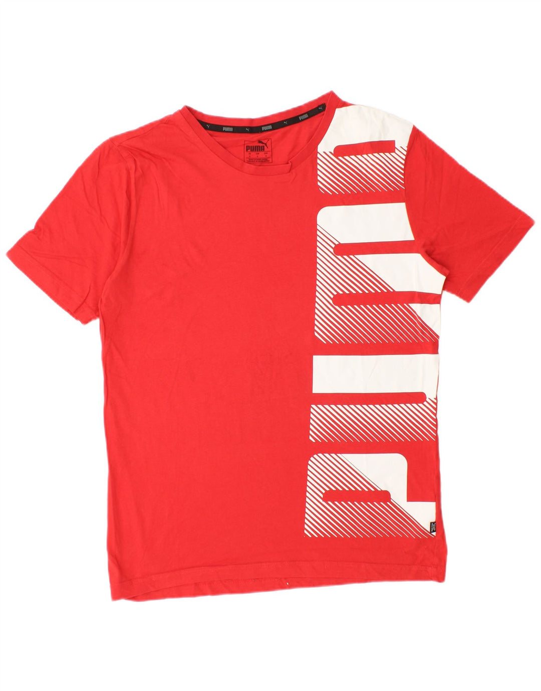 Puma T-Shirt Graphique Homme Petit Rouge Coton