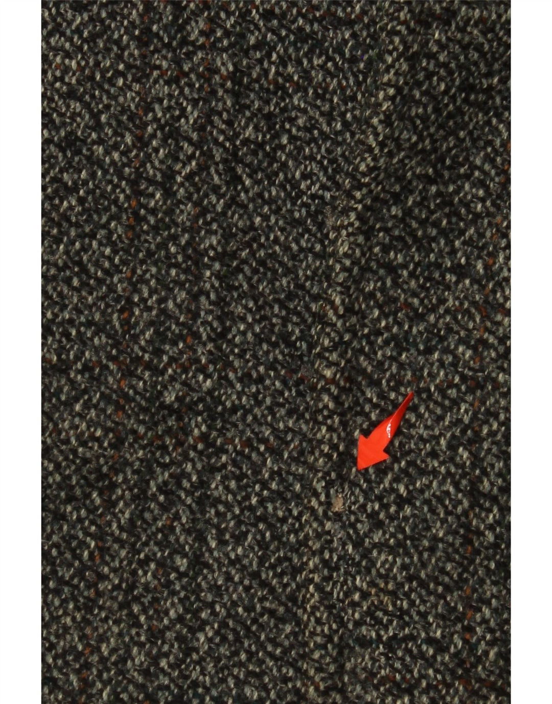 IDEAL Manteau Homme UK 40 Grand Carreau Gris Laine Vierge