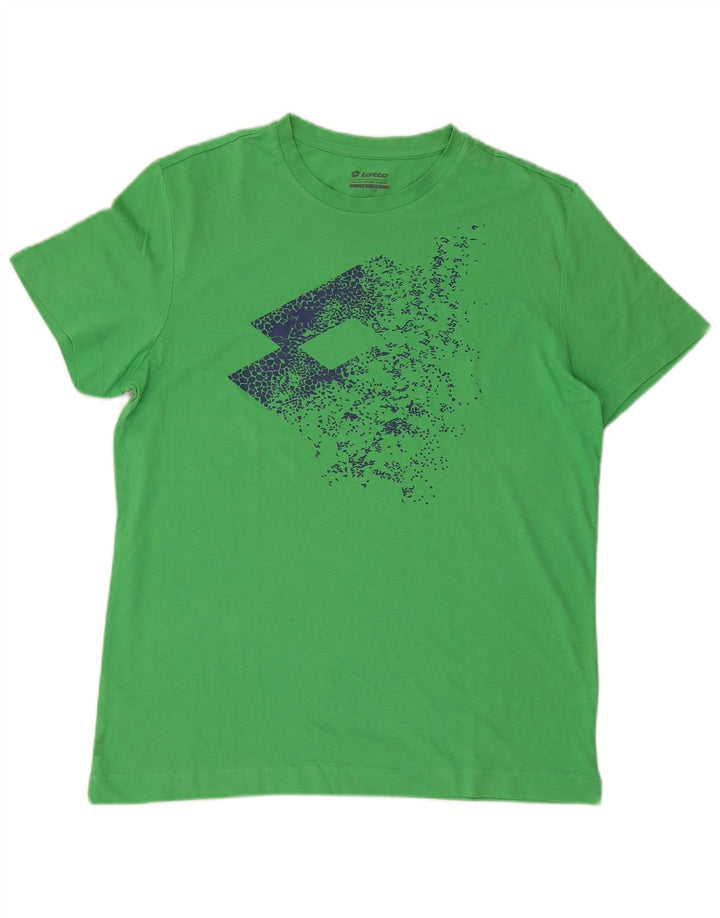 Lotto T-Shirt Graphique Homme Vert Moyen
