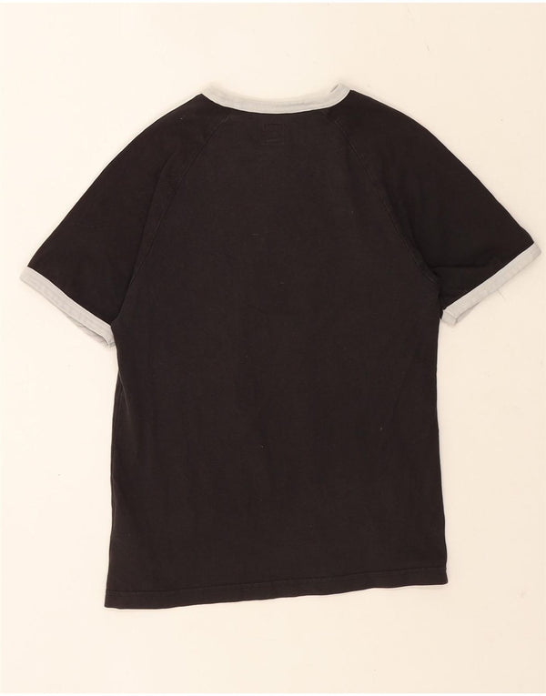 Adidas T-Shirt Femme Top UK 6 XS Noir Coton