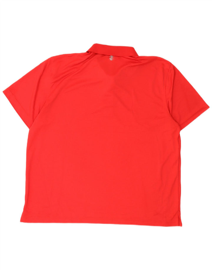IZOD Polo Homme 2XL Rouge Polyester