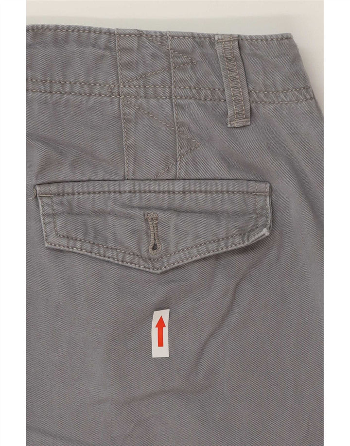 Eddie Bauer Short Chino Femme US 8 Medium W30 Coton Gris
