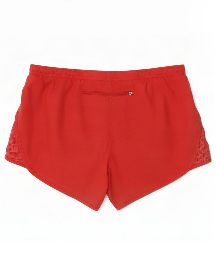 Nike Short de sport pour femme UK 14 Rouge moyen Polyester