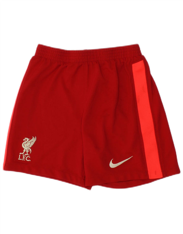 Nike Garçons Liverpool Sport Short 7-8 ans Polyester Colorblock Rouge Moyen