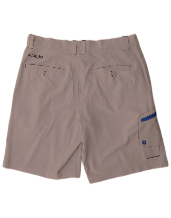 Columbia Short Cargo Omni-Shield W34 Homme Gris Large Polyester