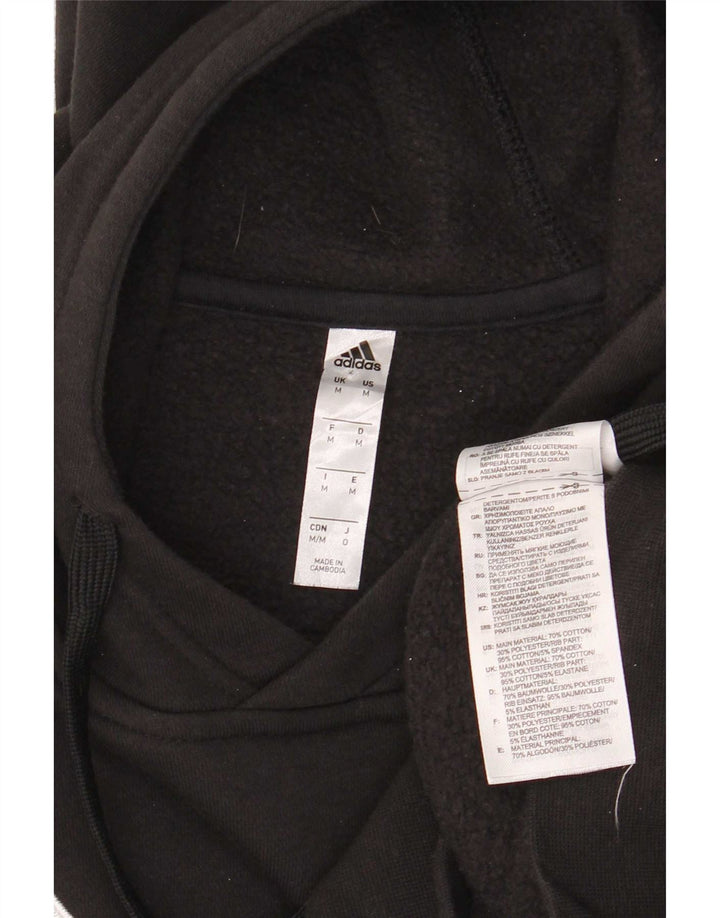 Adidas Pull à capuche pour homme en coton noir moyen