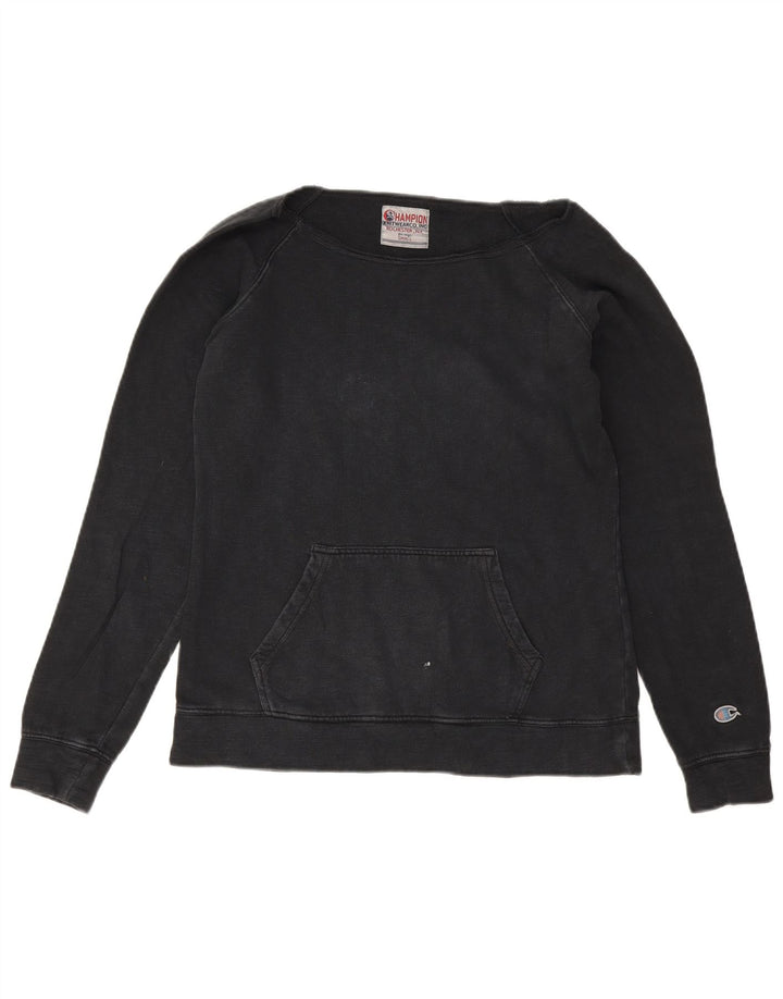 Champion Sweat-shirt oversize Heritage pour femme UK 10 Small Noir